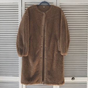 Uniqlo pile lined fleece jacket